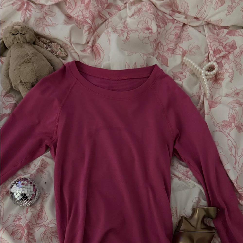 lululemon athletica Long Sleeve Top in Pink